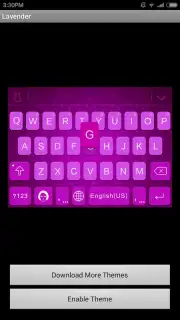Lavender iKeyboard Theme capture 4