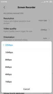 MIUI Screen recorder capture 5