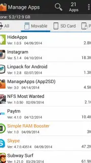 Manage Apps (App 2 SD) capture 7