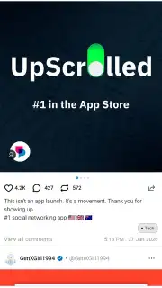 UpScrolled capture 1