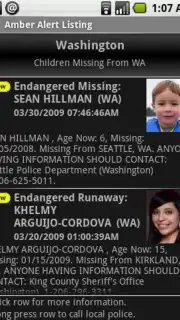 Amber Alert capture 1