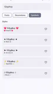 Glyphsy – Stylish Keyboard capture 4