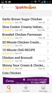 Healthy Recipes - SparkRecipes capture 1