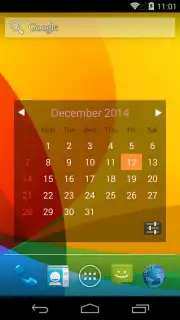 Month Calendar Widget capture 5