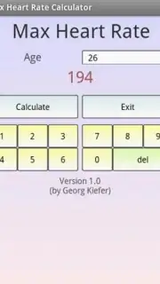 Health Calculator capture 1