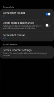 Samsung Record screen capture 3