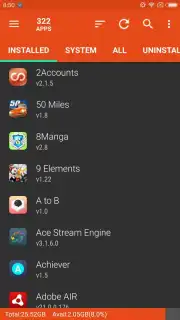App Usage capture 4
