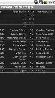 Basketball Livescore Widget capture 17