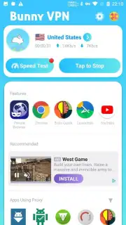 Bunny VPN Proxy capture 1