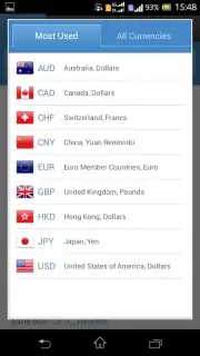 Currency Exchange Rates capture 2