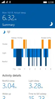 Microsoft Health capture 4