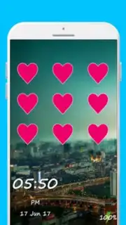 Love Pattern Lock Screen capture 2