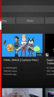 YouTube for Android TV capture 5