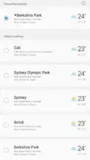 Samsung Weather capture 3