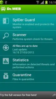 Dr.Web Security Space capture 1
