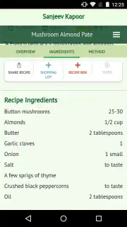 Sanjeev Kapoor’s Recipes capture 4