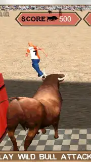 Angry Bull Attack Arena Sim 3D capture 2