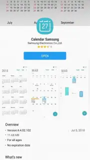 Samsung Calendar capture 1