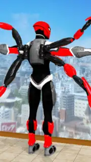 Black Spider Rope Superhero capture 7