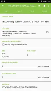 Torrenter - Android Torrent Downloader capture 4