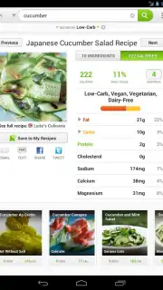 Recipes & Nutrition capture 3