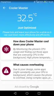 Cooling cleaner pro capture 7