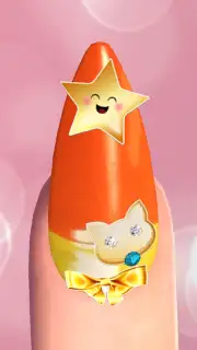 Cute Nail Art Designs Game 3D capture 3