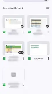 Google Sheets capture 1