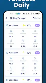 Daily Weather Launcher - Radar capture 2