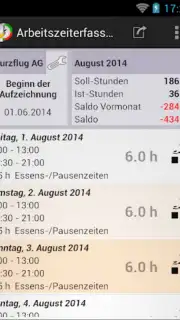 Arbeitszeiterfassung capture 8