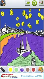 Vincent van Gogh Coloring Book capture 6