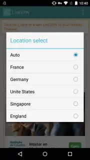 LinkVPN capture 2