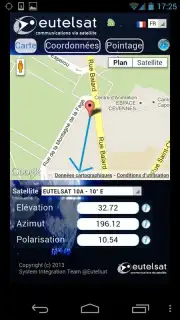 Eutelsat satellite finder capture 4