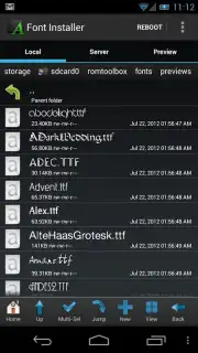 Font Installer capture 3
