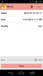 Audio Memos capture 7