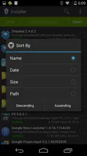 Installer capture 7