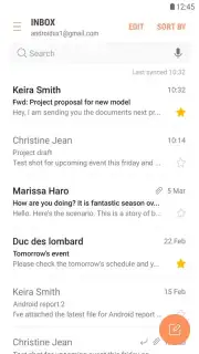 Samsung Email capture 2