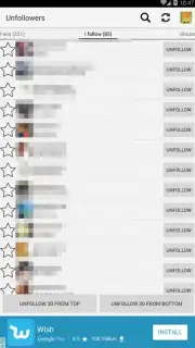 Unfollowers for Instagram capture 1