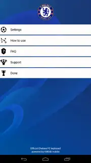 Chelsea FC Official Keyboard capture 3