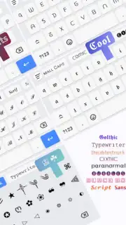 Fonts Aa - Keyboard Fonts Art capture 7