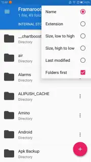 Framaroot File Manager capture 2
