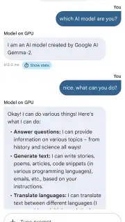 Google AI Edge Gallery capture 9