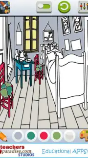 Vincent van Gogh Coloring Book capture 19