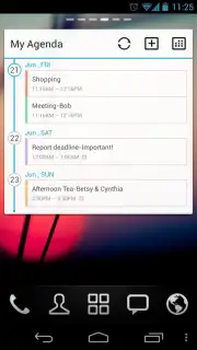 GO Calendar Widget capture 8