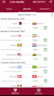 Live Scores for World Cup 2022 capture 8