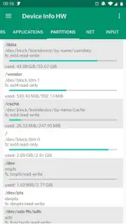 Device Info HW capture 2
