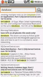 MailDroid capture 3