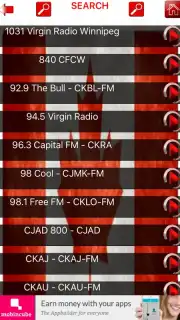 FM Canadian Radio Top capture 1