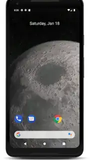 Moon 3D Live Wallpaper capture 2