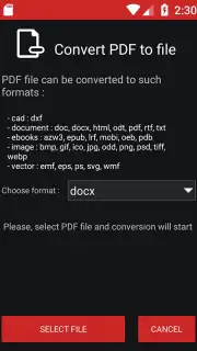 PDF Conversion Tool capture 6
